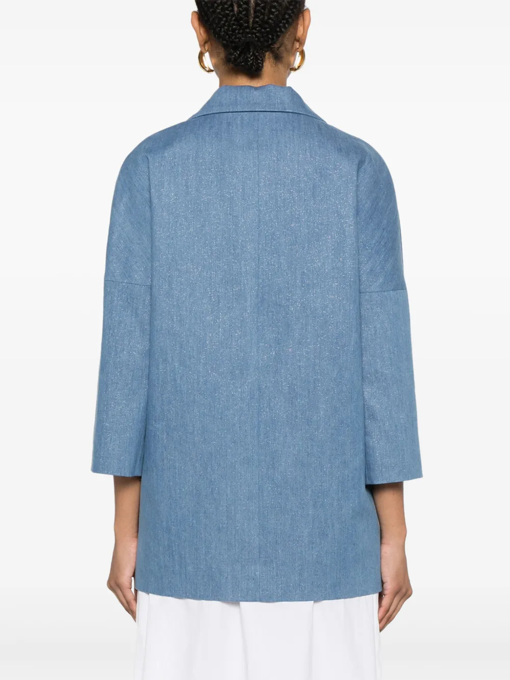 Shop Tagliatore Bruna Blazer In Blue