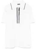 Kiton wool polo top - White