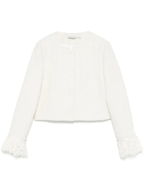 Alice + olivia veste Millie - Blanc - alice + olivia - Modalova