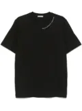 Moncler logo-embossed T-shirt - Black
