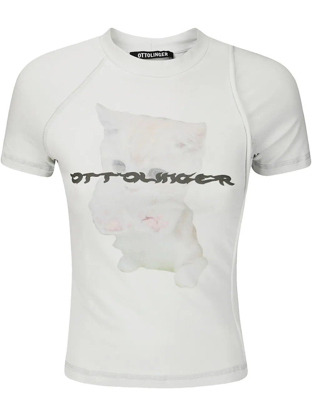 Ottolinger T-shirt met logoprint Wit