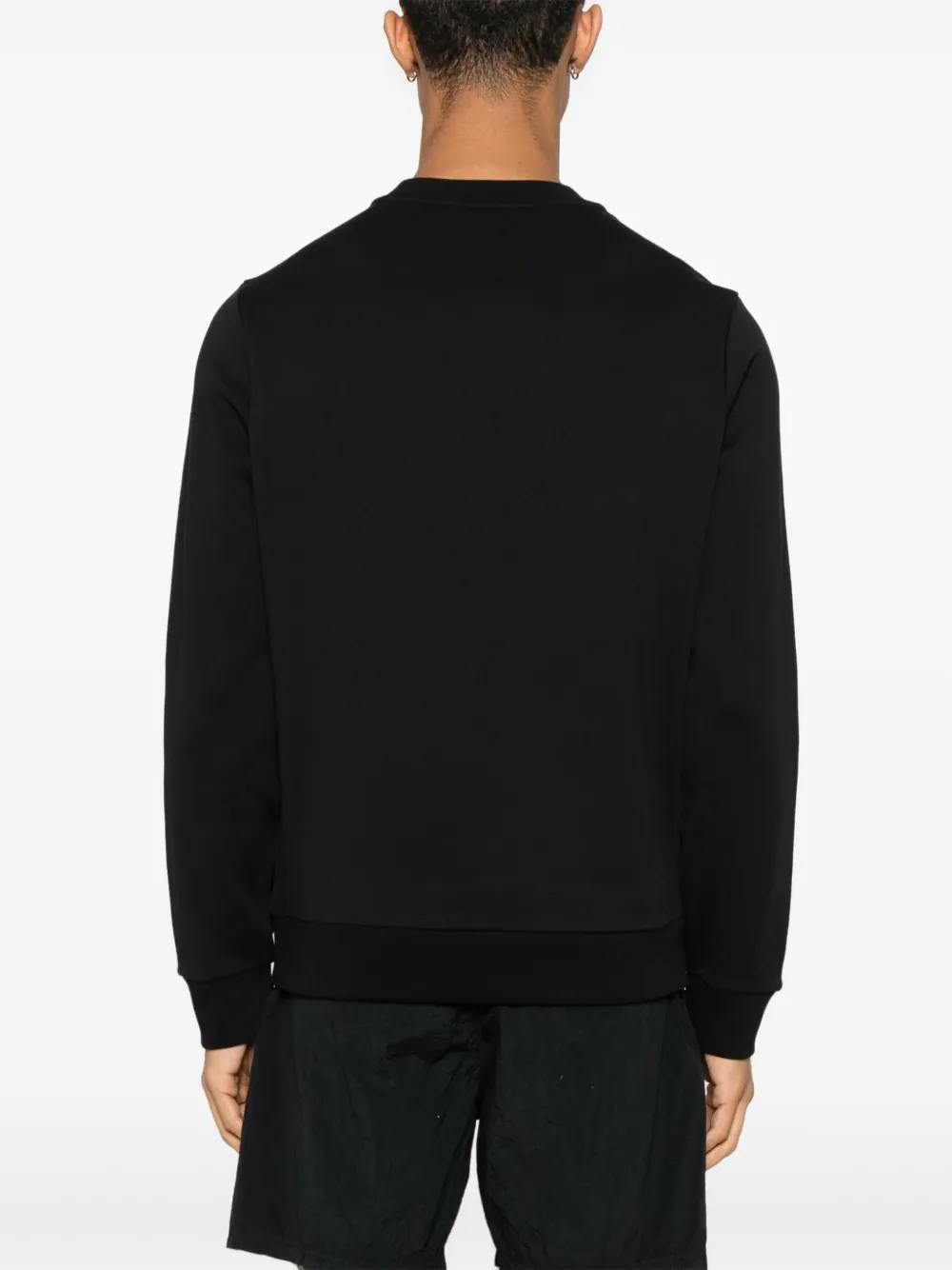 Moncler Sweater met vervaagd logo Zwart