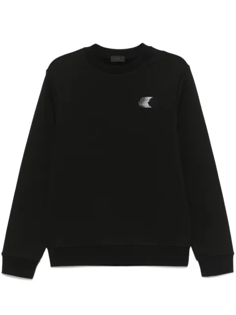 Moncler sudadera con logo degradado