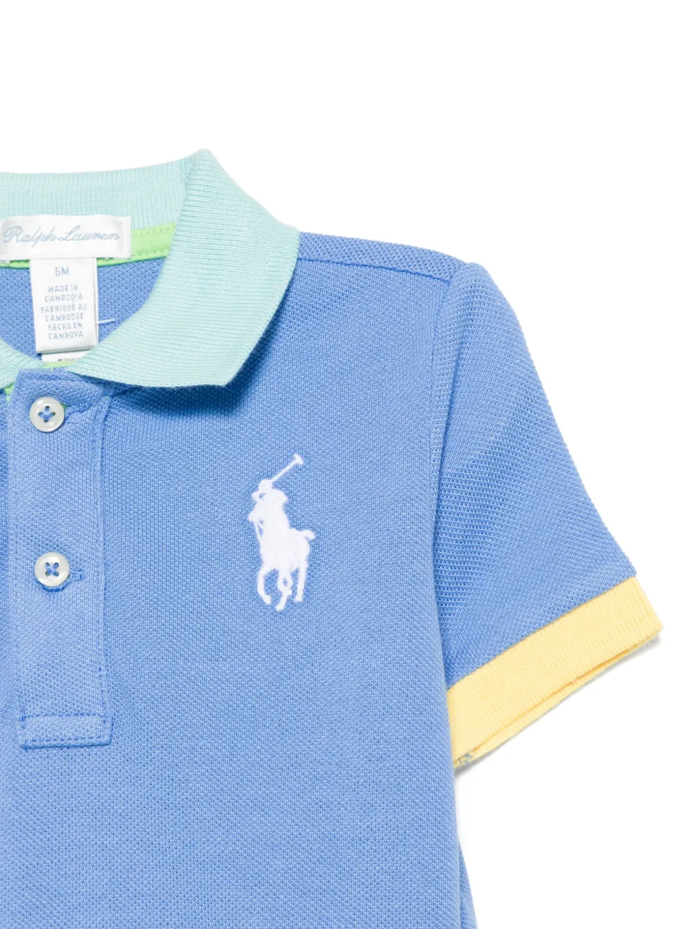 POLO RALPH LAUREN KIDS Polo Pony romper Blauw