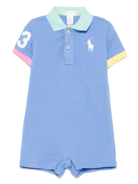 POLO RALPH LAUREN KIDS Polo Pony romper