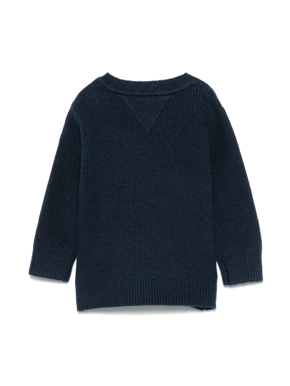 Tommy Hilfiger Junior Geribbelde sweater - Blauw