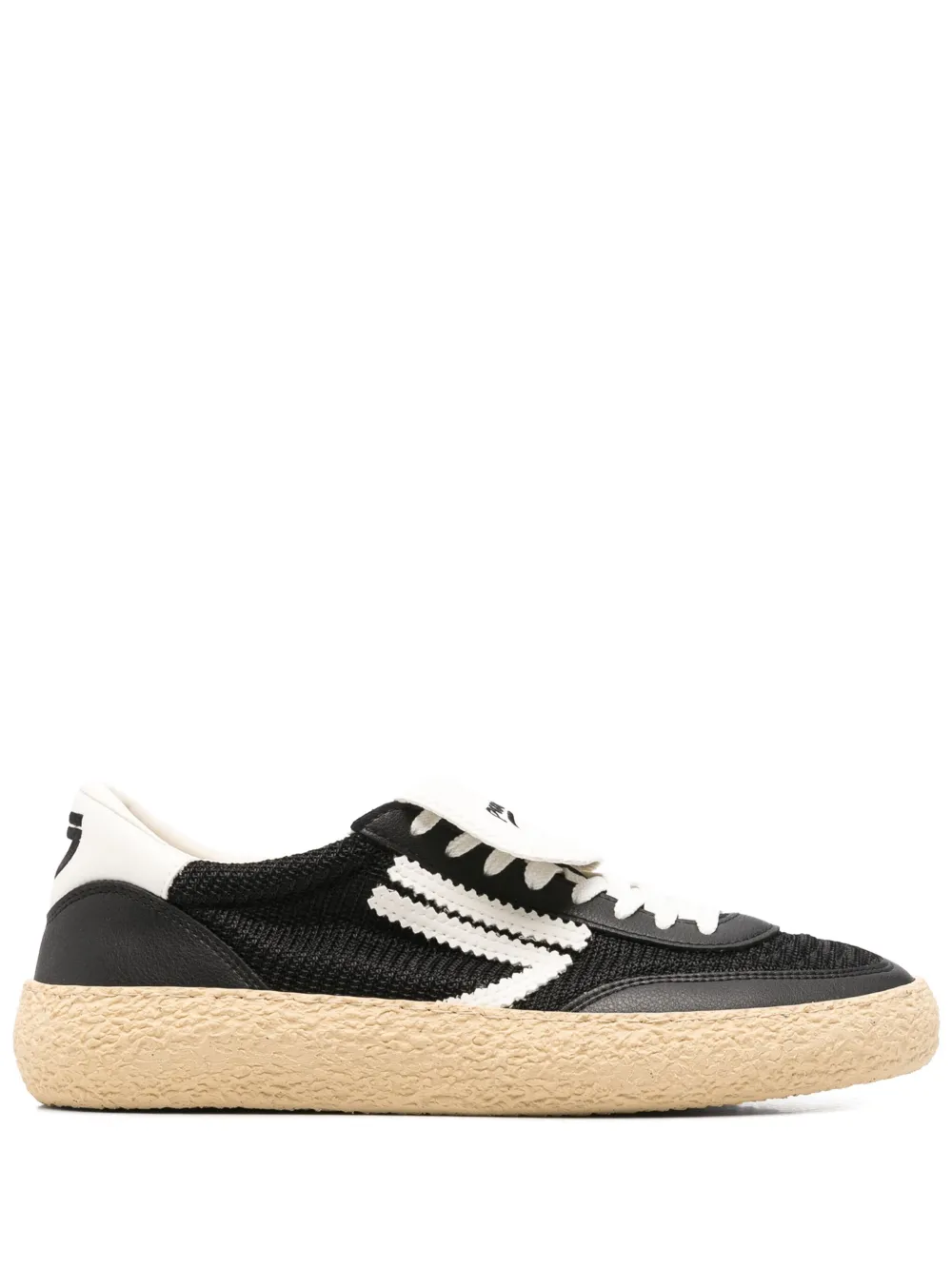 Puraai logo-embroidered sneakers Black