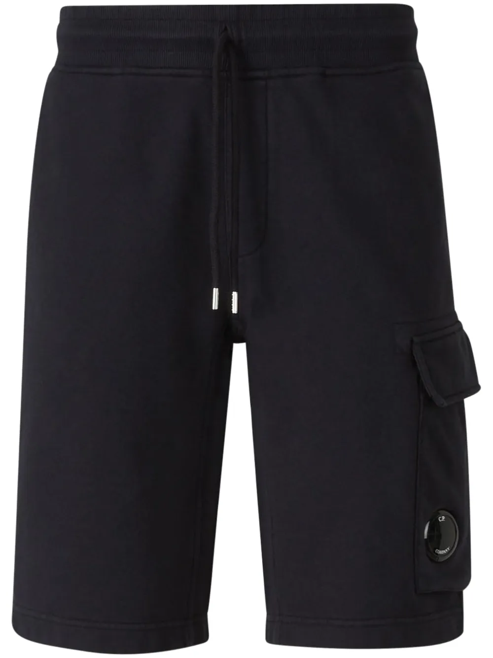 C.P. Company Trainingsshorts met lens-detail Zwart