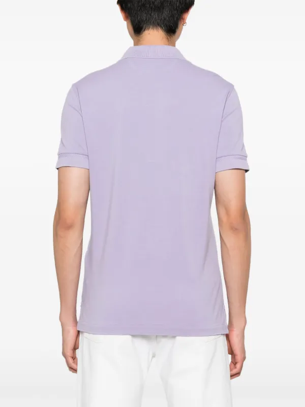 TOM FORD short-sleeve Polo Shirt | Purple | FARFETCH BH