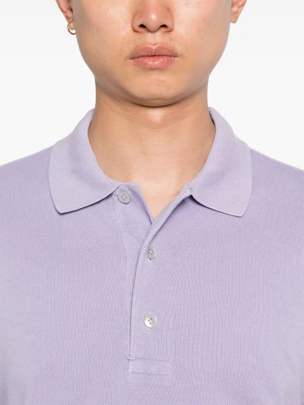 TOM FORD short-sleeve Polo Shirt | Purple | FARFETCH BH