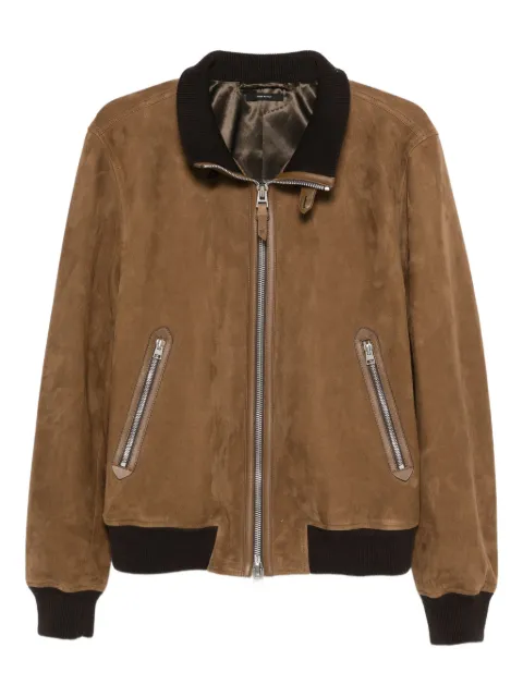 TOM FORD suede bomber jacket