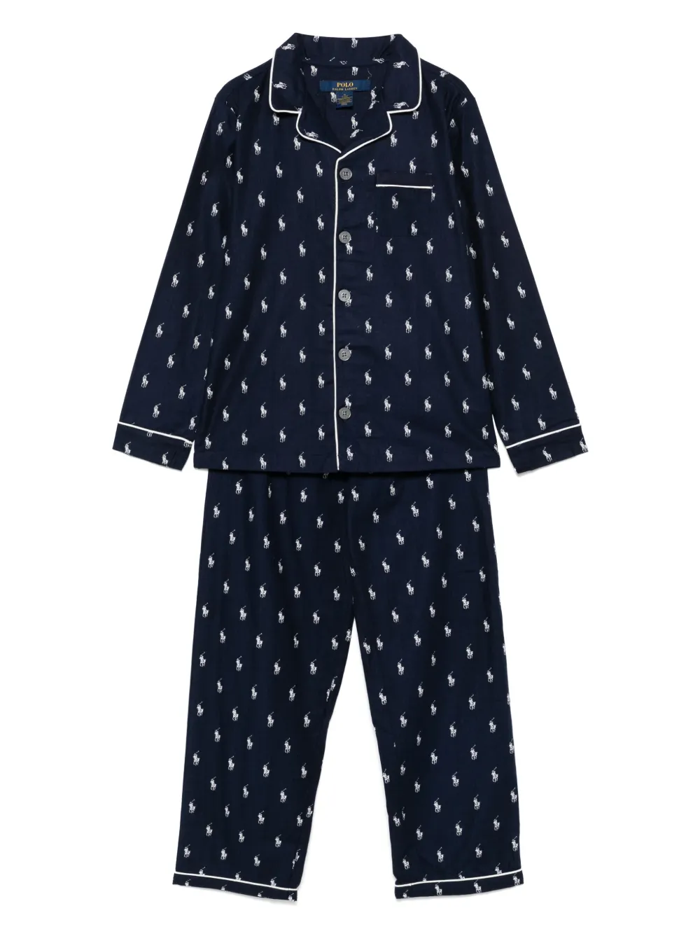POLO RALPH LAUREN KIDS Polo Pony パジャマ - ブルー POLO RALPH LAUREN KIDS Polo Pony パジャマ - ブルー