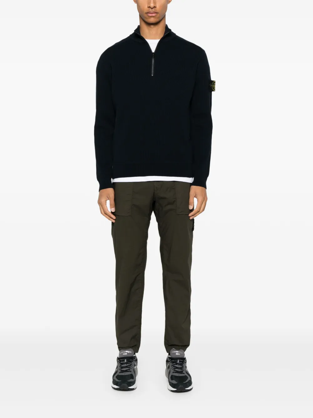Stone Island Compass-motif jumper | Knitted Sweaters | Image 2