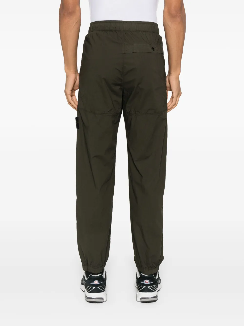 Stone Island Broek met Compass-patroon Groen