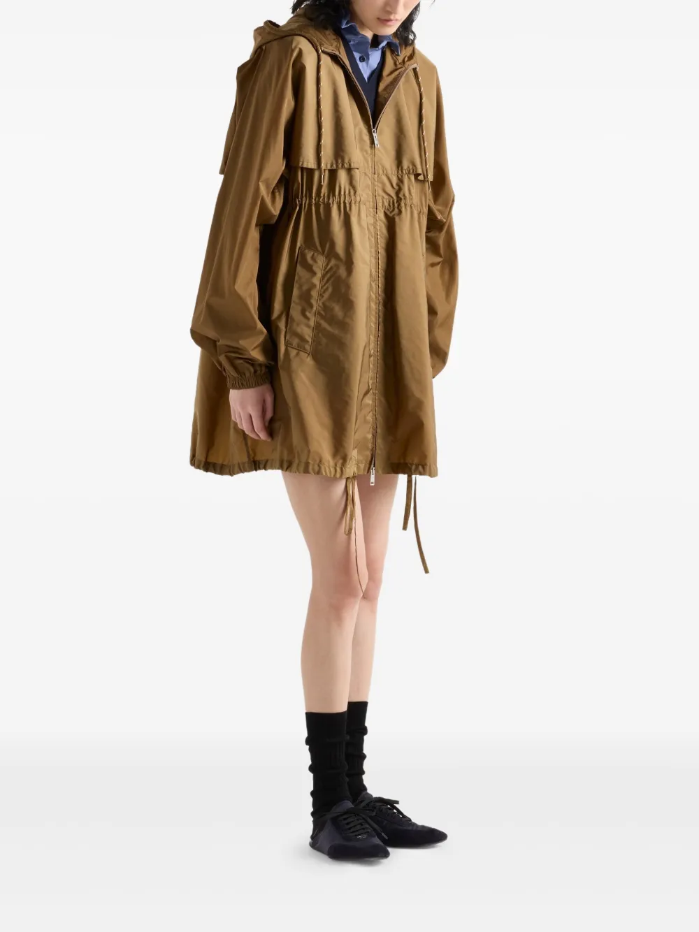Prada lightweight re-nylon raincoat | Parkas | Image 2