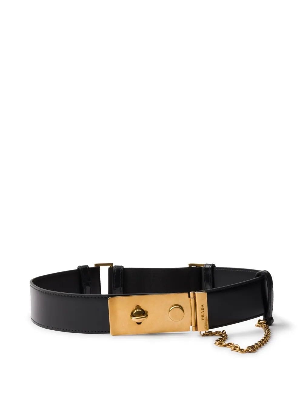 Prada cinturón con hebilla | negro | Image 1