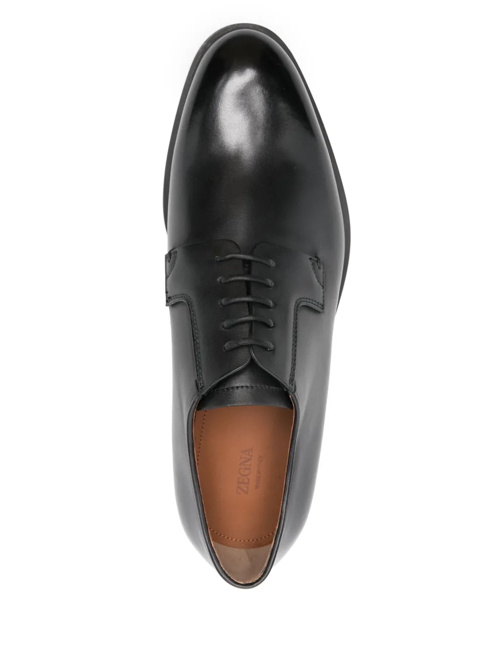 Zegna leather Oxford shoes Black