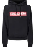 Martine Rose slogan-print hoodie - Black