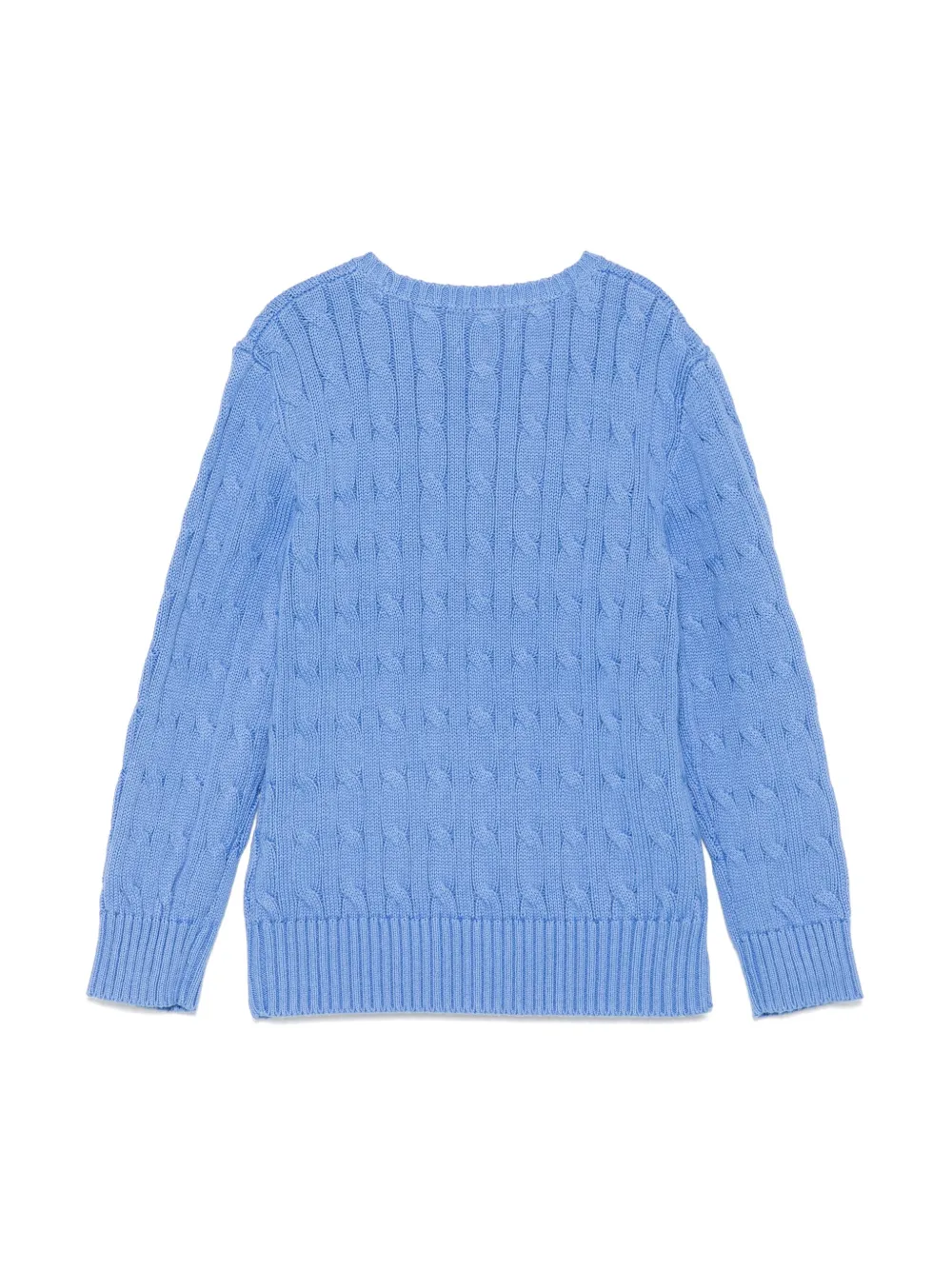 POLO RALPH LAUREN KIDS Kabelgebreide trui - Blauw