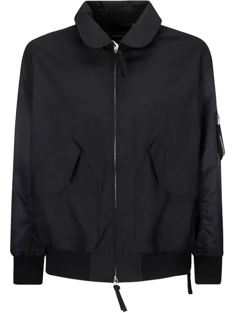 Comme des Garçons Homme Peter Pan collar bomber jacket