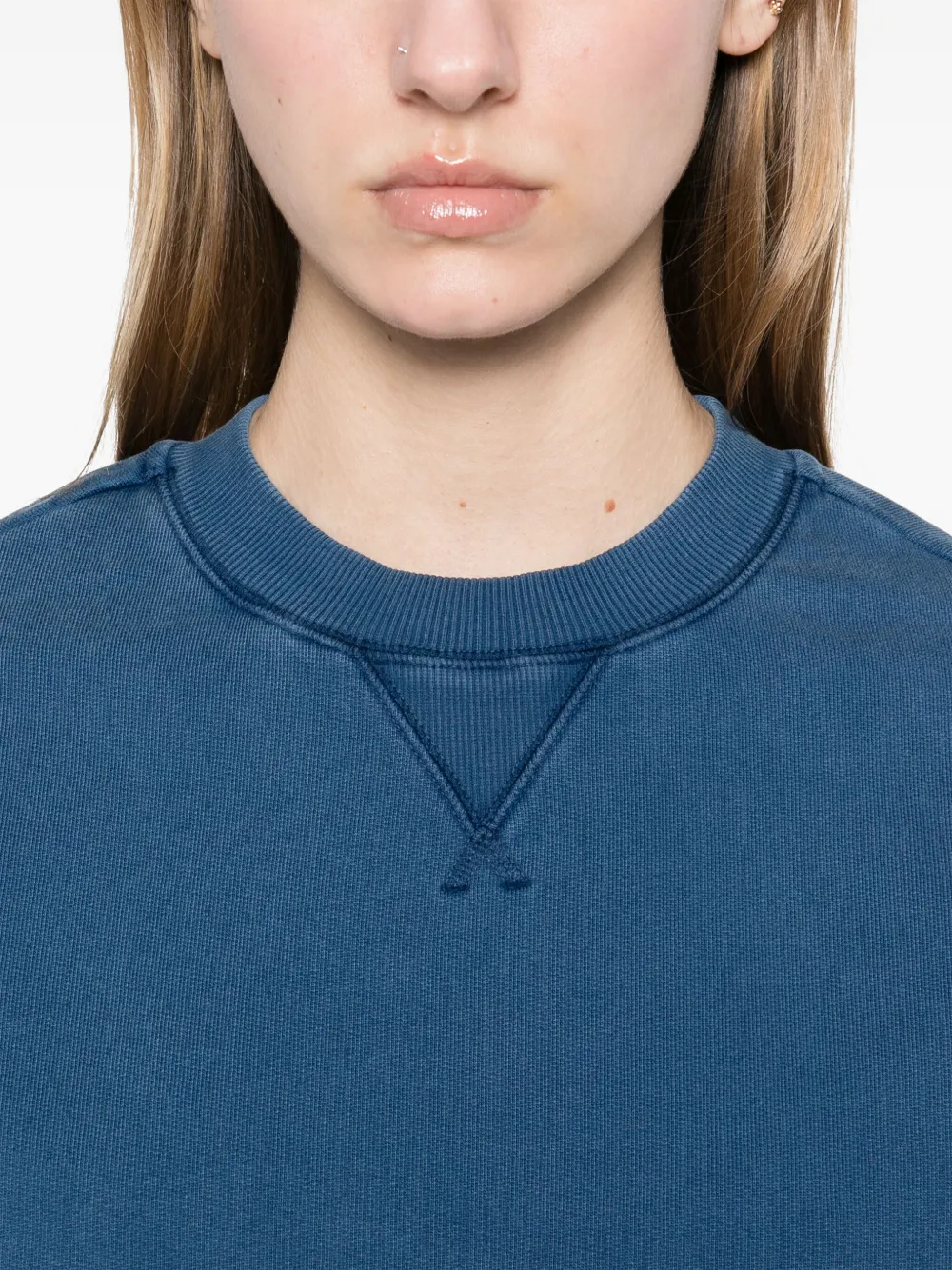 A.P.C. Label F sweater Blauw