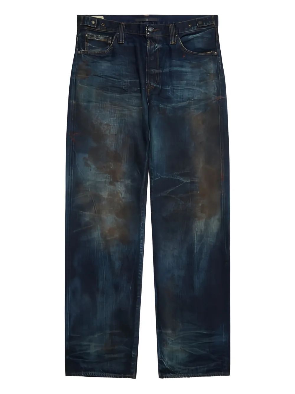 Mastercraft Union Sabi faded jeans | Blue | Image 1