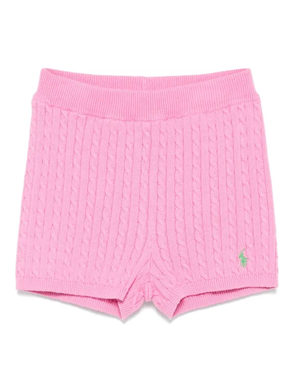 POLO RALPH LAUREN KIDS ケーブルニット ショートパンツ