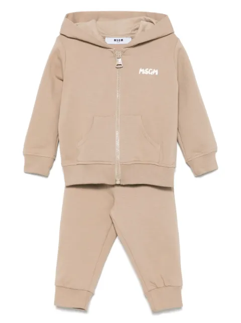 MSGM Kids logo-print tracksuit