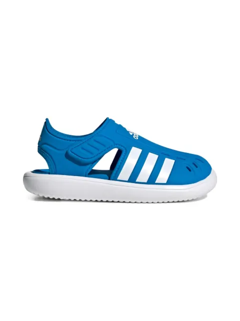 adidas Kids logo-print "Blue Rush" sandals