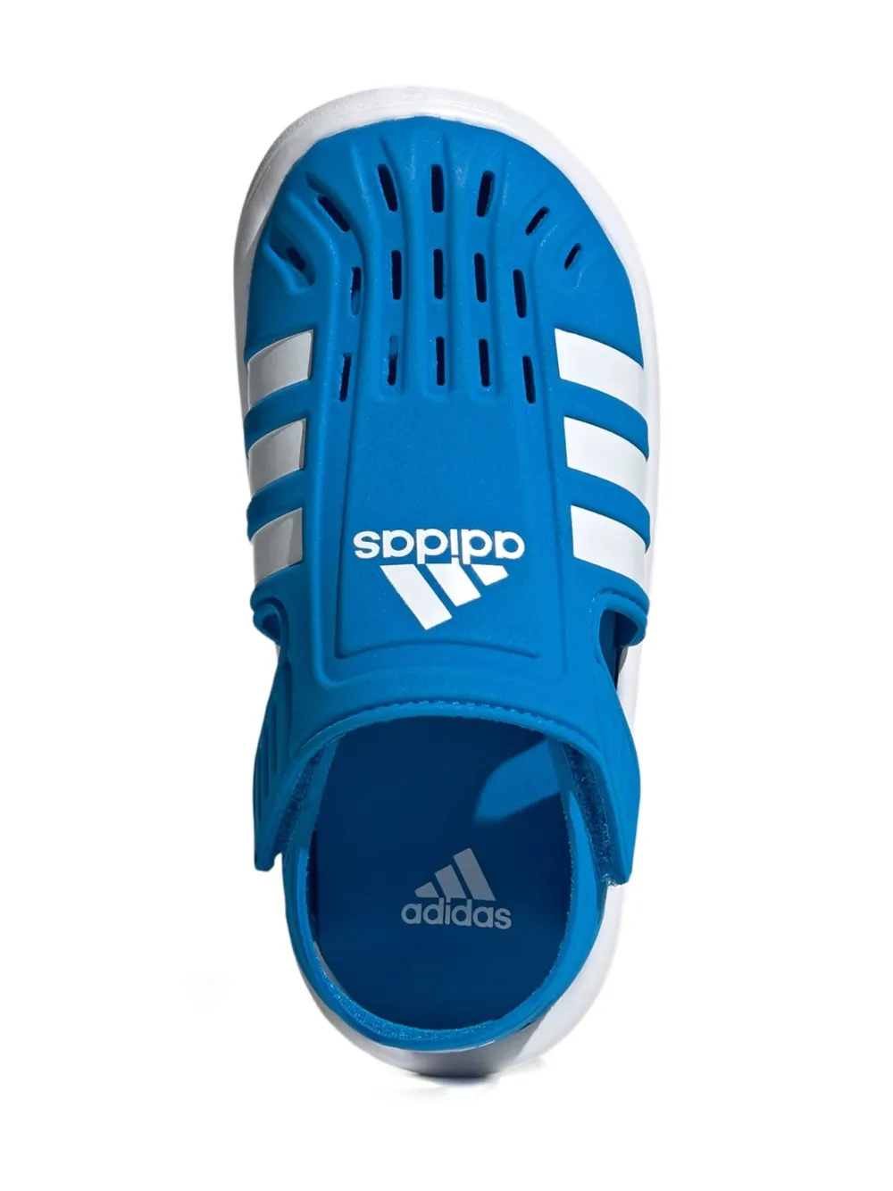adidas Kids logo-print "Blue Rush" sandals