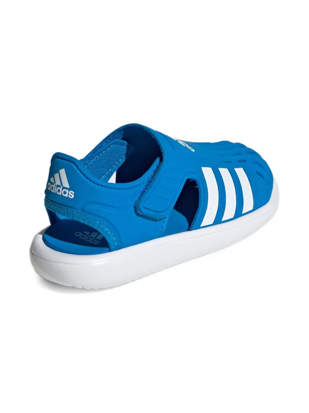 adidas Kids logo-print "Blue Rush" sandals
