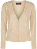 Fabiana Filippi sequin-embellished cardigan - Neutrals