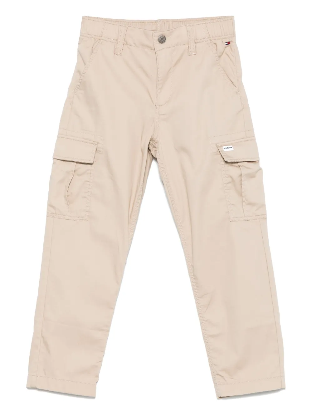 Tommy Hilfiger Junior Twill cargo broek Beige