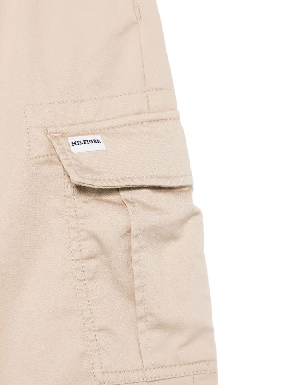 Tommy Hilfiger Junior Twill cargo broek Beige