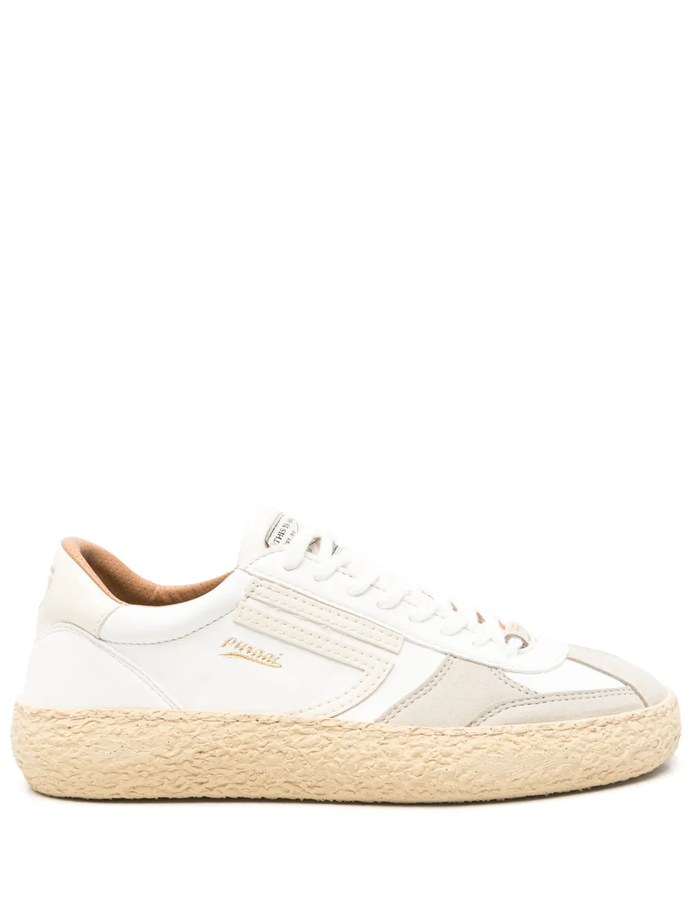 Puraai logo-print sneakers White