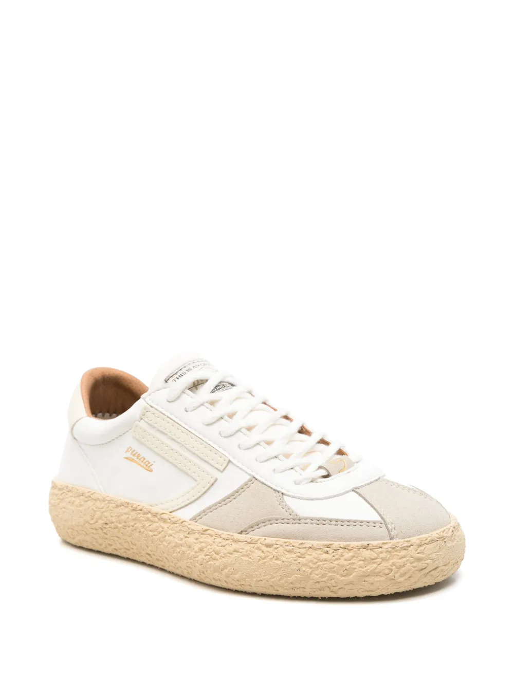 Puraai Sneakers met logoprint - Wit