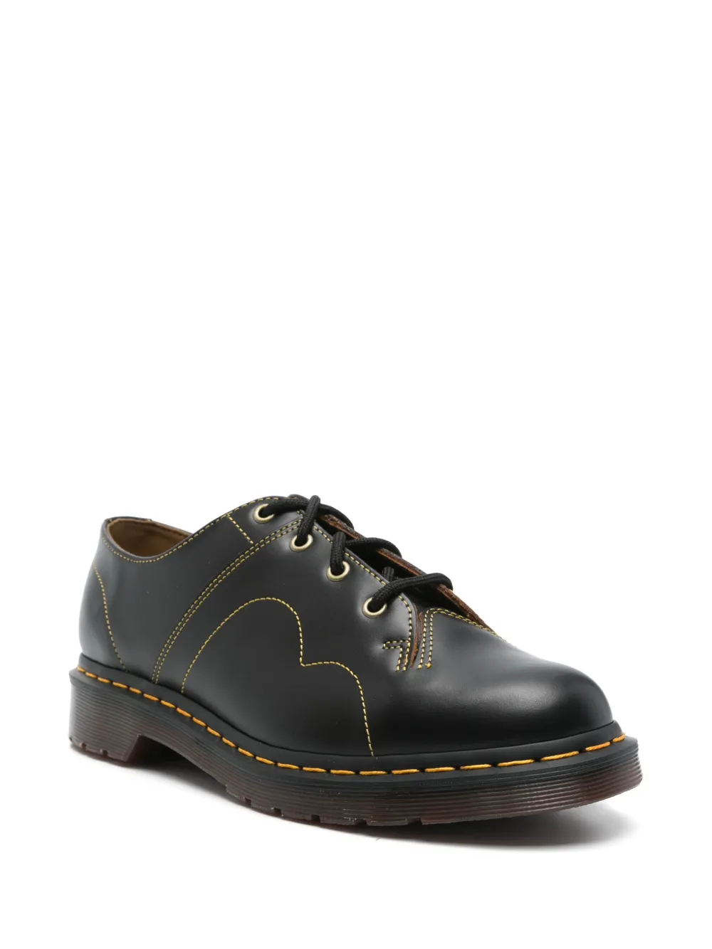 Dr. Martens Church Vintage leren schoenen - Zwart