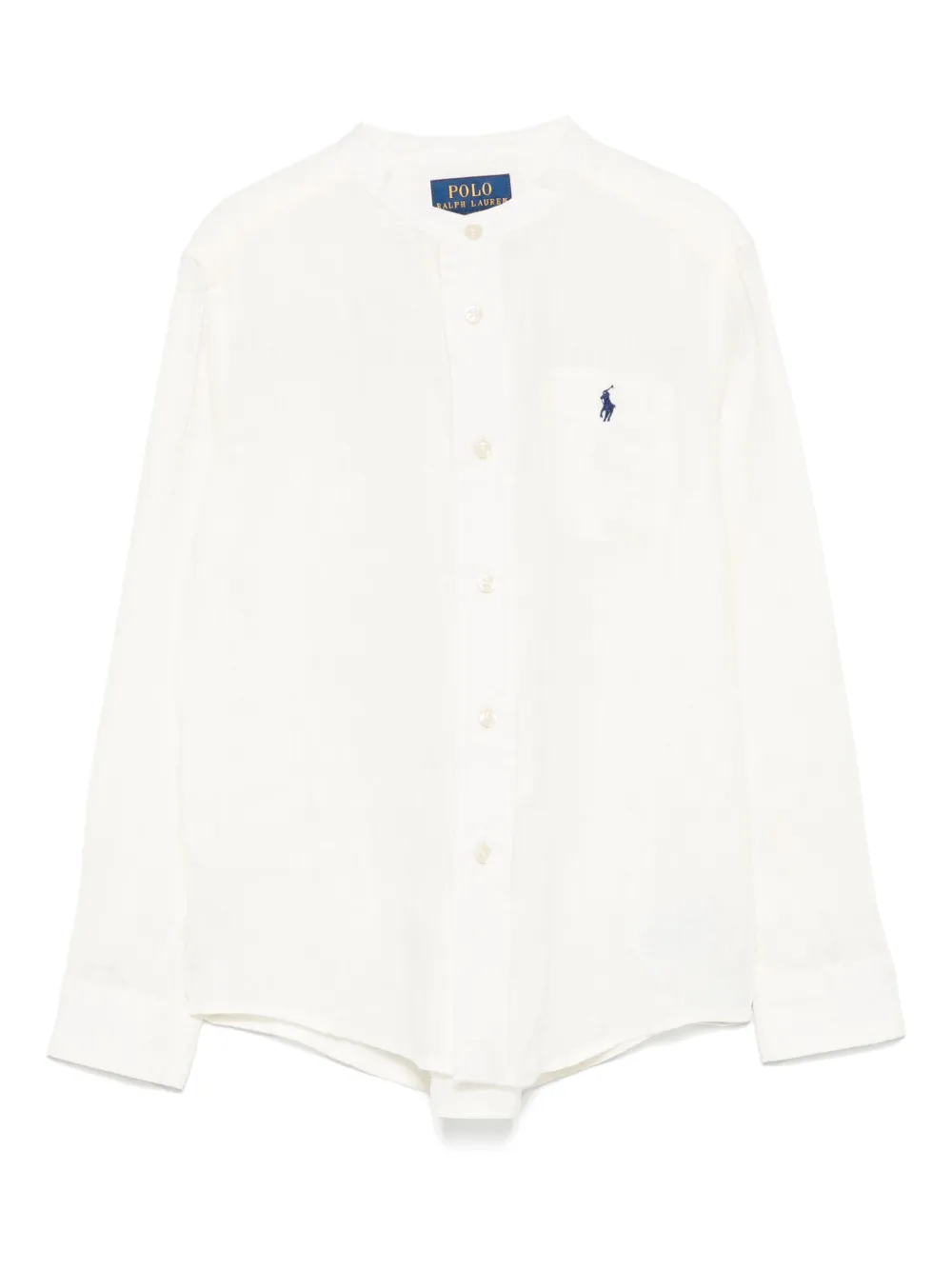 POLO RALPH LAUREN KIDS リネンシャツ - ニュートラル POLO RALPH LAUREN KIDS リネンシャツ - ニュートラル
