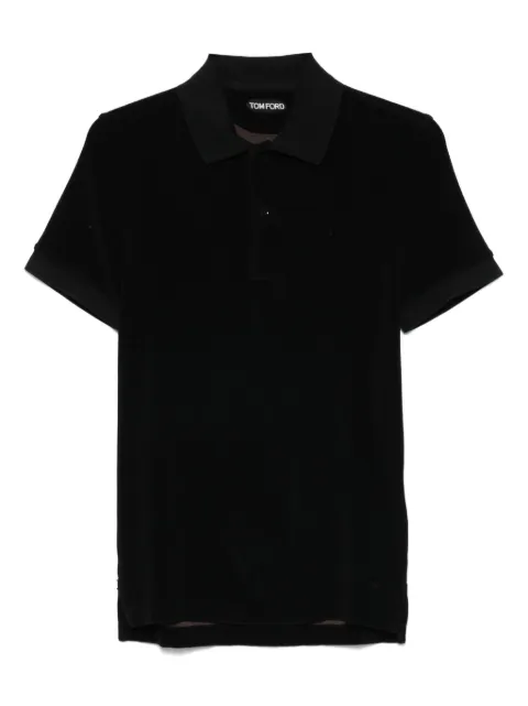 TOM FORD playera tipo polo texturizada