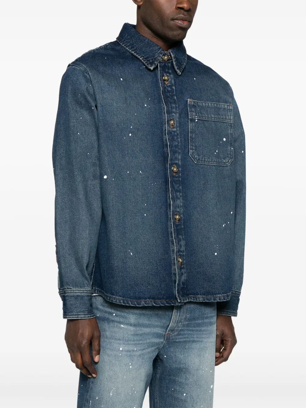 A.P.C. Basile shirtjack Blauw