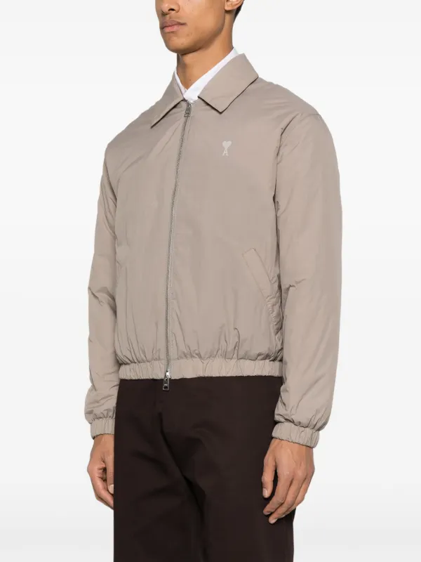 ジャケット AMI PARIS JACKET (FBV311WV0026 679) AMI Paris Ami De Coeur Jacket | Grey | FARFETCH