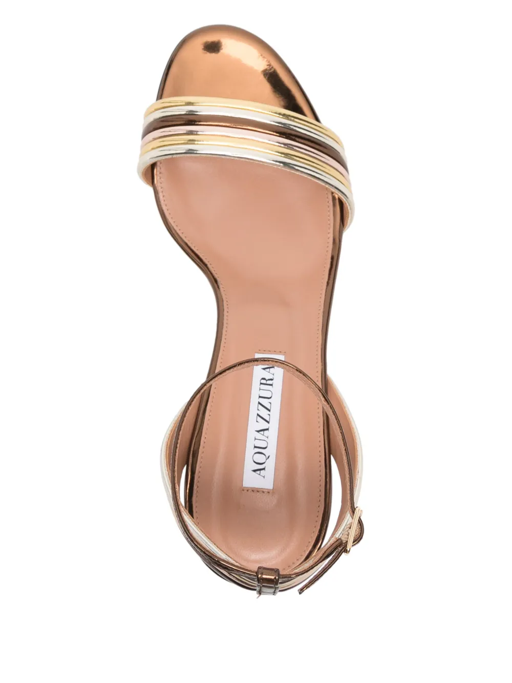 Aquazzura 50mm Sundance sandals Gold