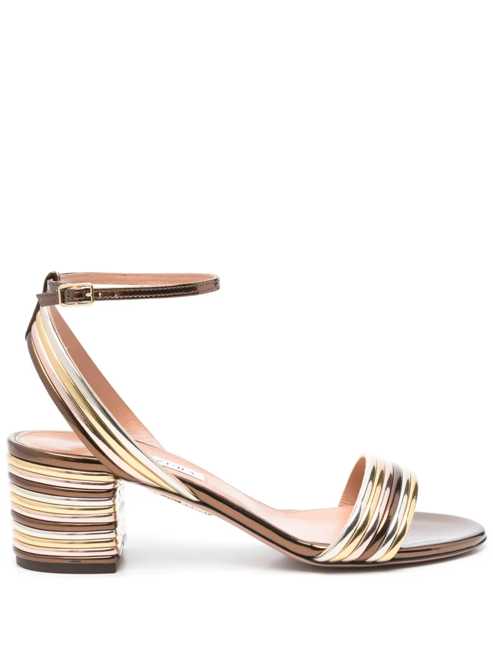 Aquazzura 50mm Sundance sandals Gold