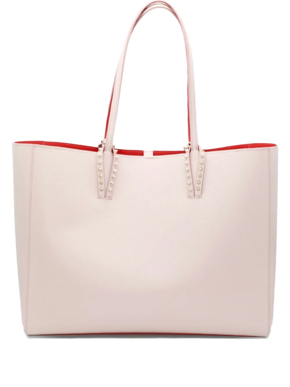 Christian Louboutin Cabata spike-studded tote bag | Pink | Image 1