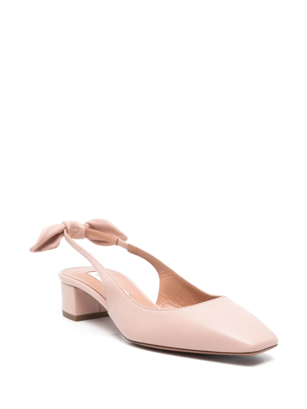 Aquazzura Very Bow Tie ballerina's - Roze