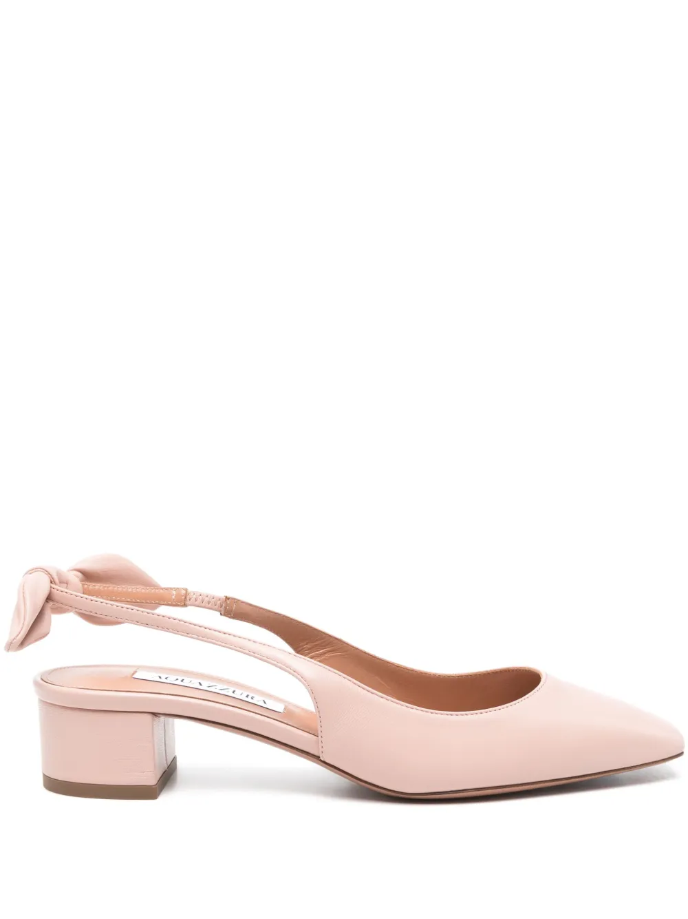 Aquazzura Very Bow Tie ballerinas Pink