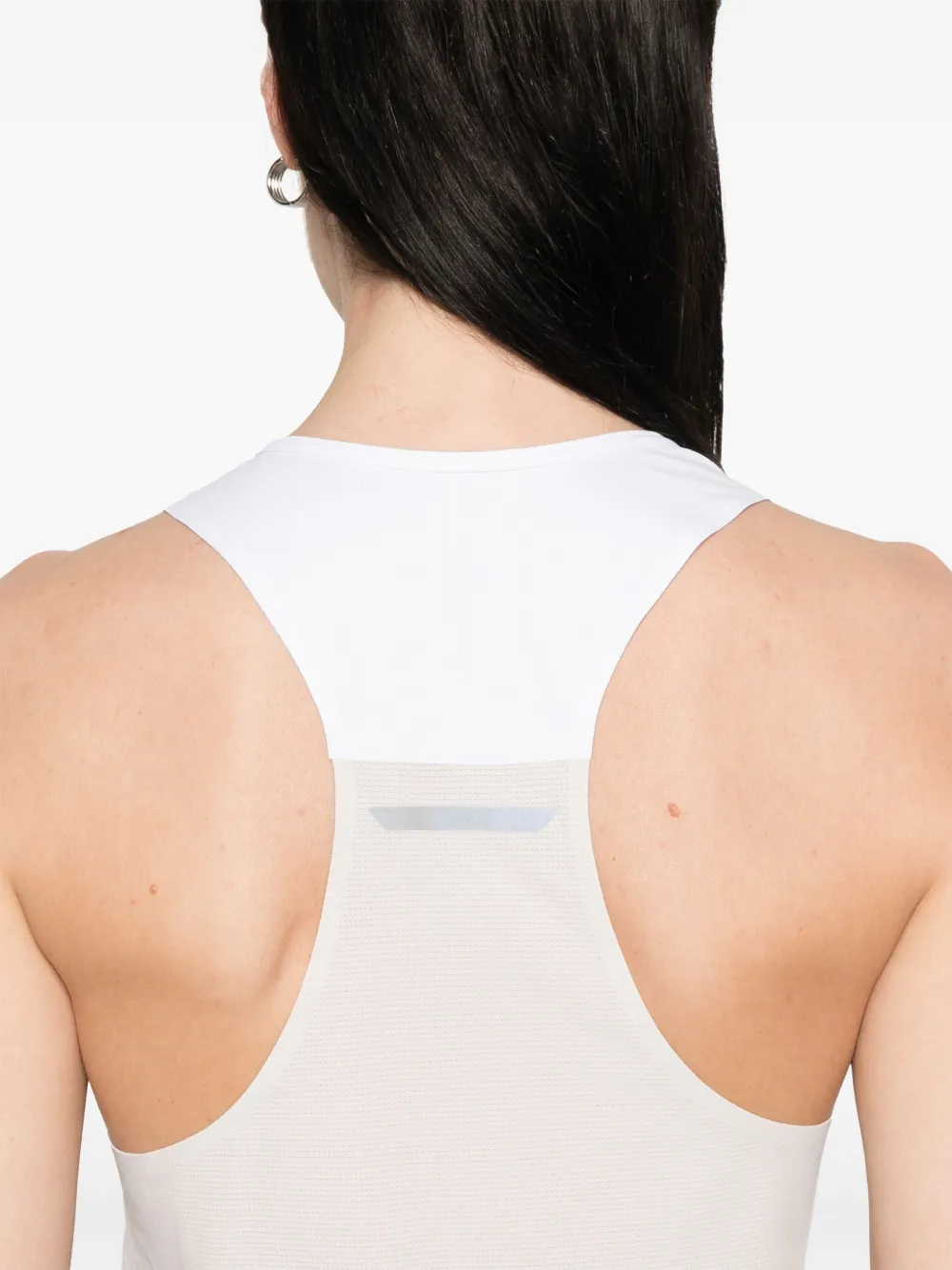 On Running Tanktop met reflecterend detail Wit