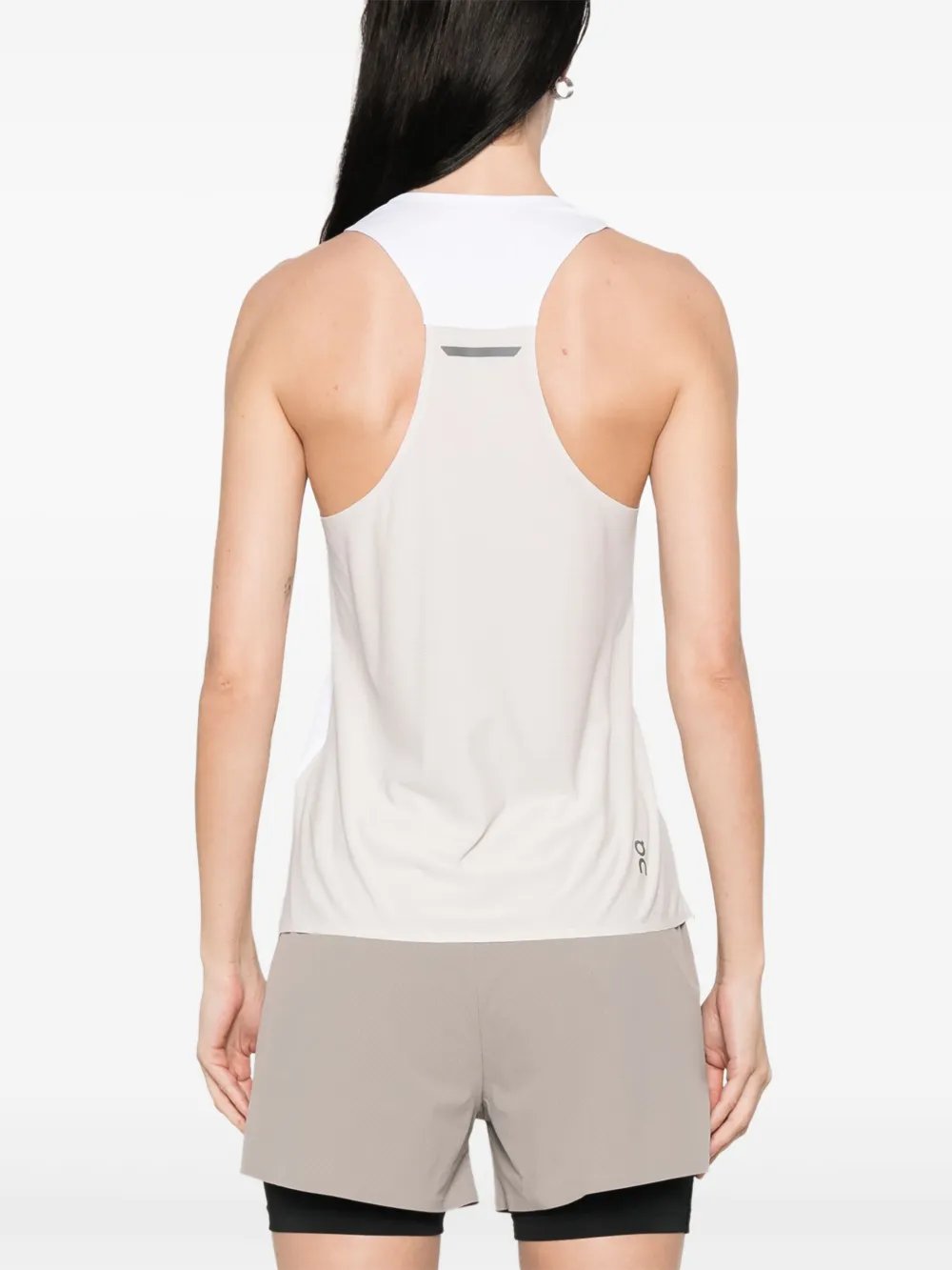 On Running Tanktop met reflecterend detail Wit