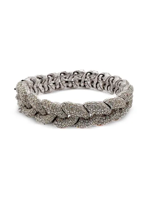 Jennifer Gibson Jewellery 1980s pre-owned Ciner crystal-embellished bracelet