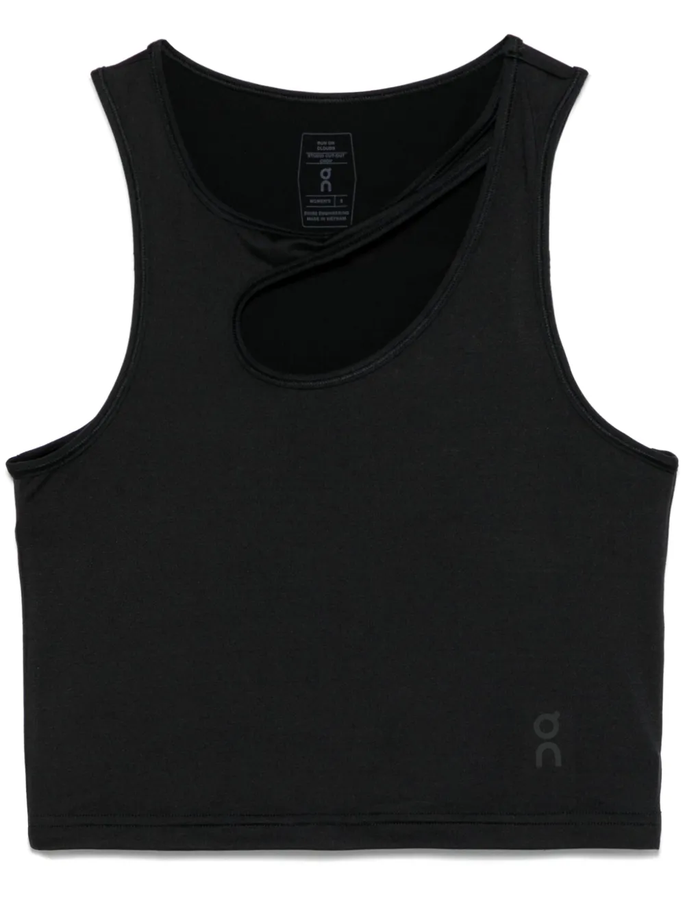 On Running Studio cut-out tank top | Black | Image 1